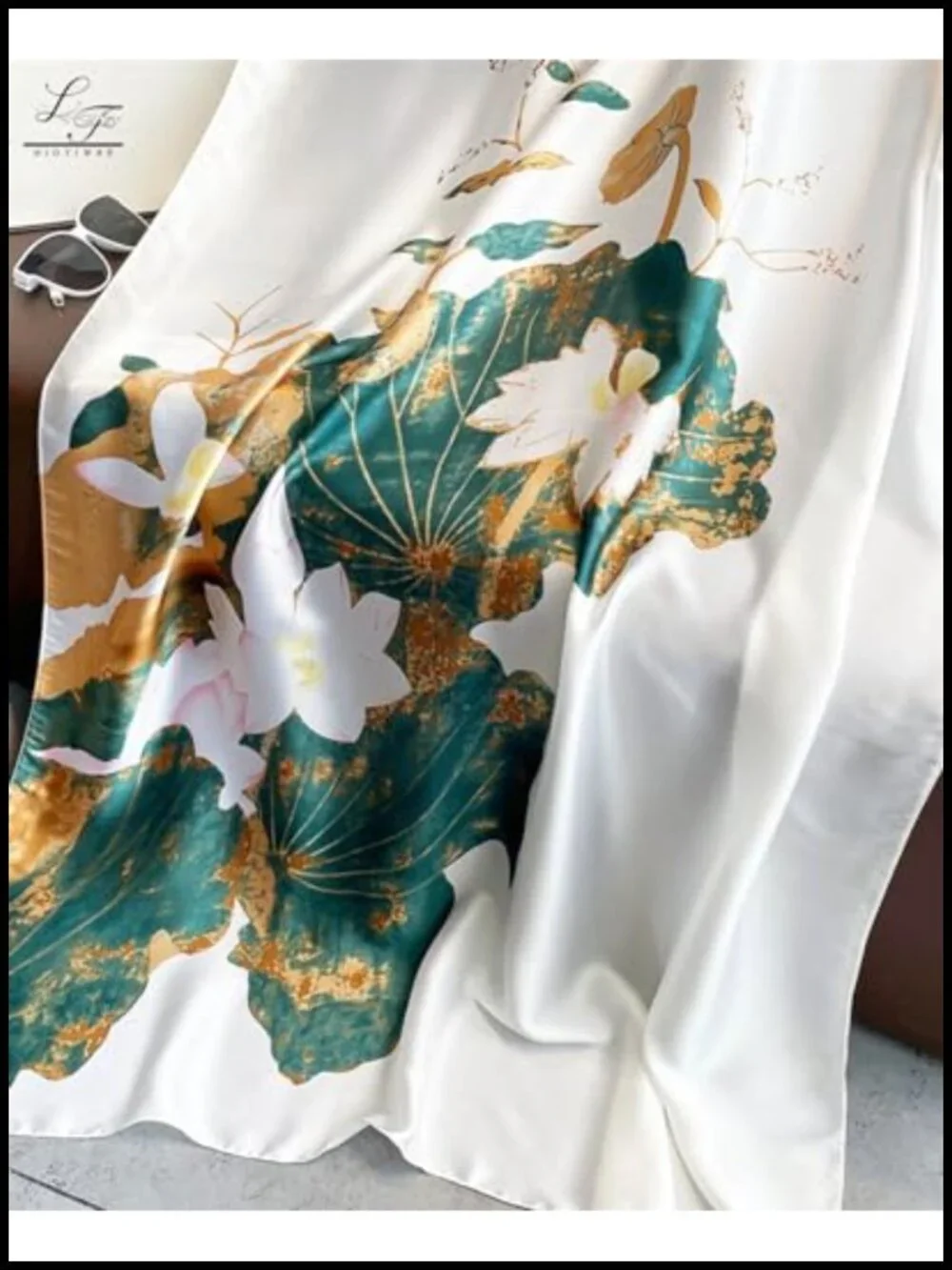 Lightweight Floral Shawl Scarf Women's Wrap Evening Dress Scarves